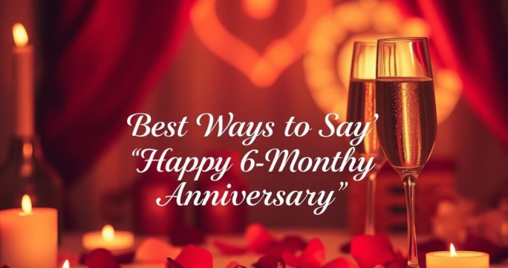 Best Ways to Say “Happy 6-Month Anniversary”