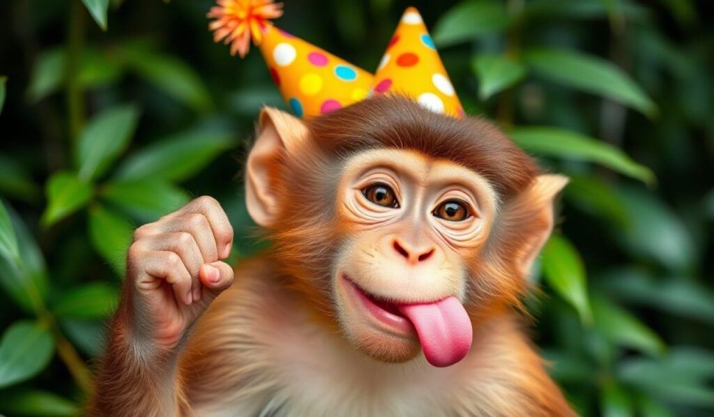 Engaging funny monkey captions for instagram