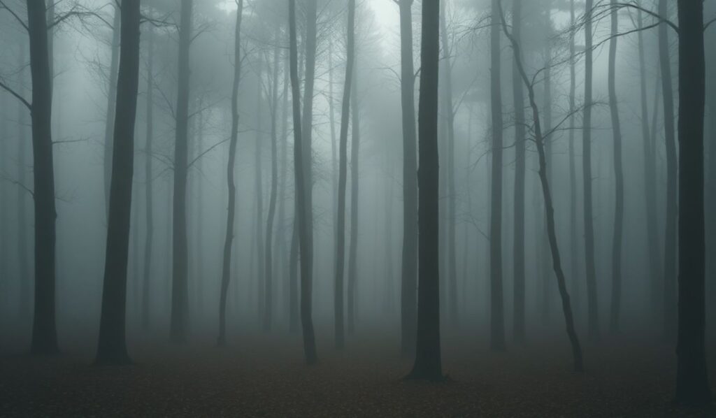 Moody fog captions for instagram