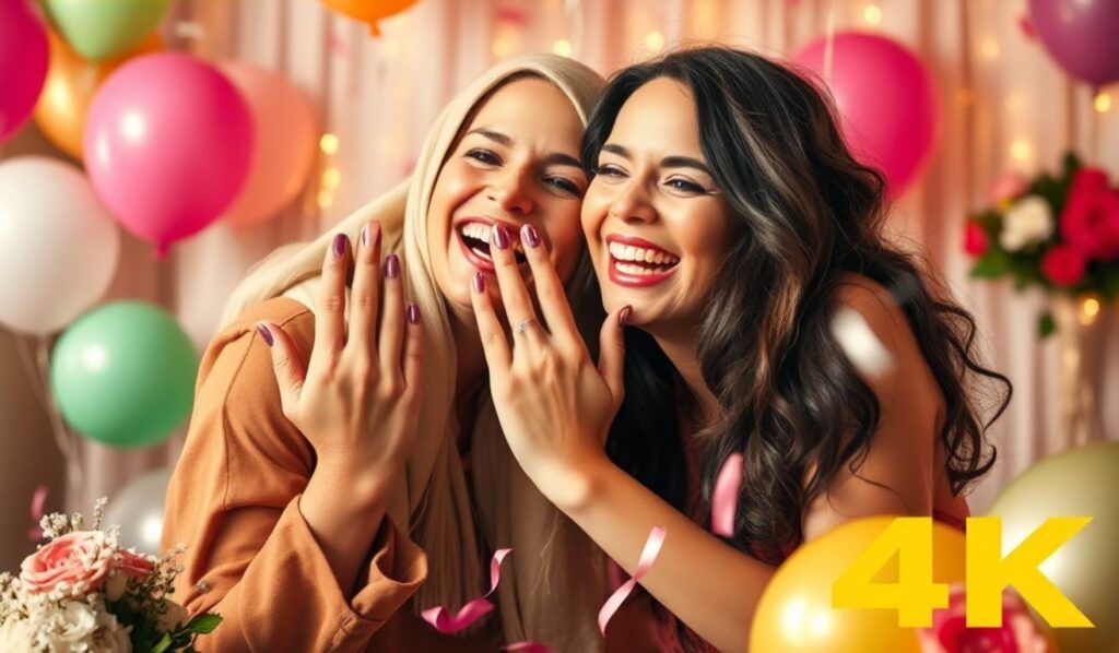 Playful my best friend got engaged instagram Captions