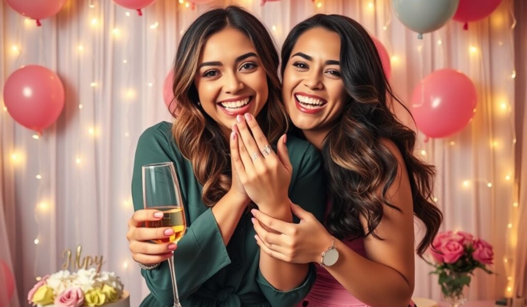 Trendy my best friend got engaged instagram Captions