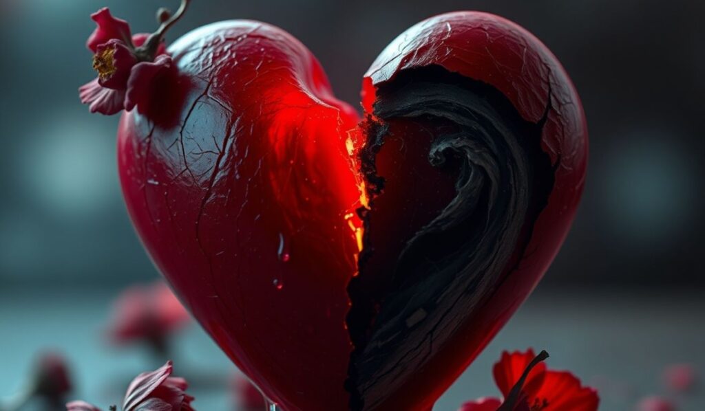 Broken Heart One sided Love Captions