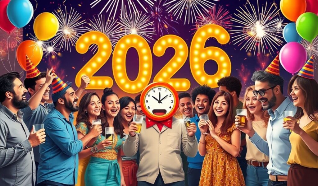 Funny and Short New Year’s 2026 Captions