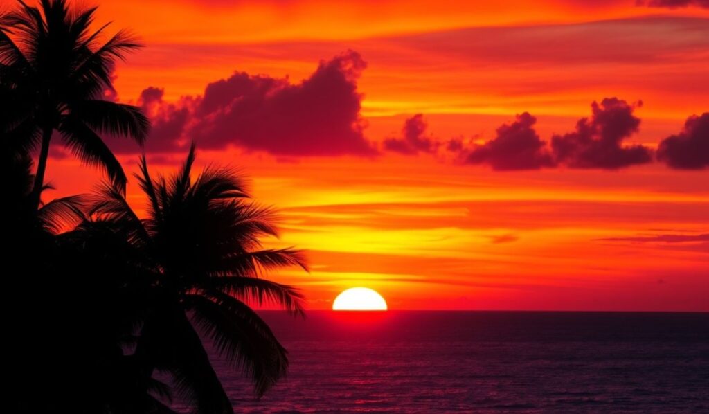 Sunset Beauty Instagram Captions