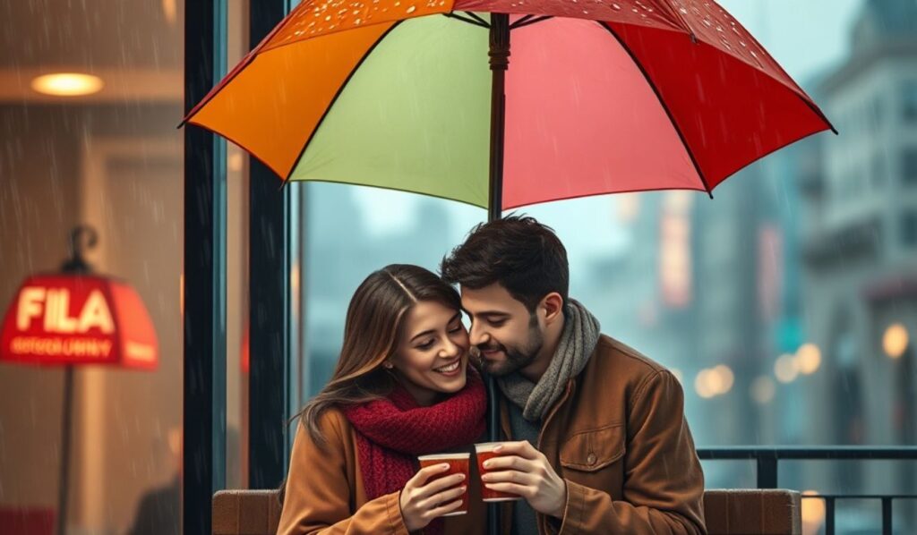 rainy-day-captions-for-couples