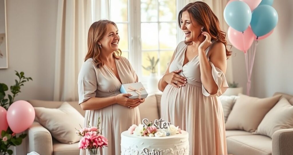 Sister Baby Shower Captions for Instagram