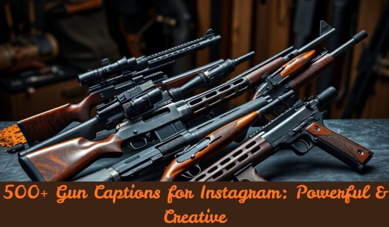 500+ Gun Captions for Instagram Powerful & Creative
