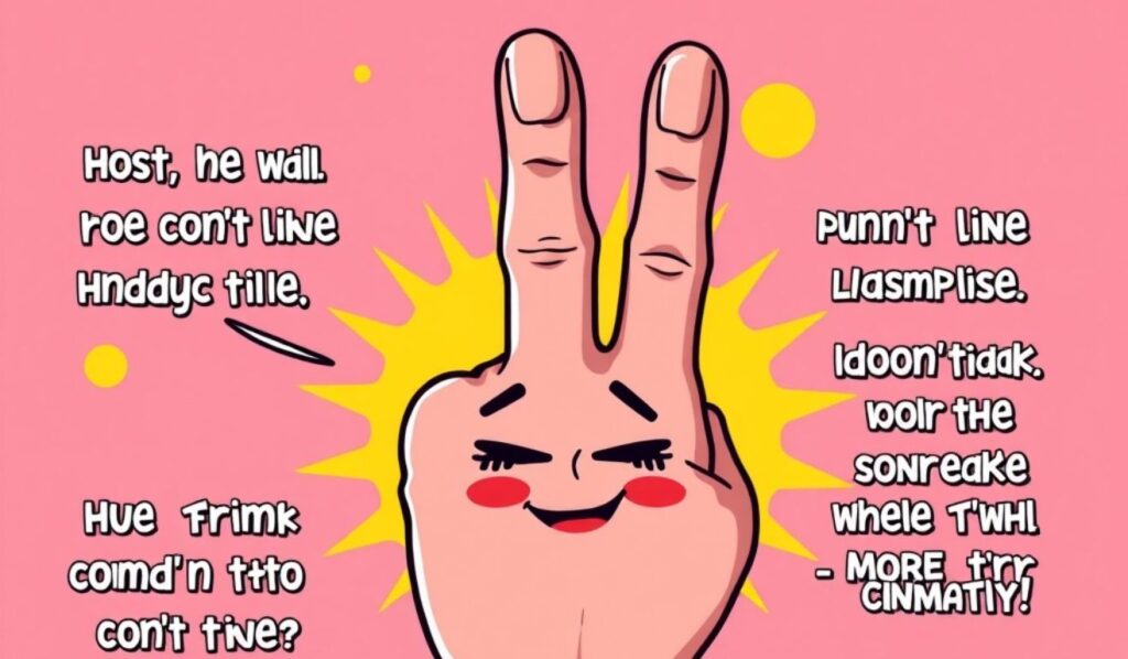 Funny & Sarcastic Middle Finger Captions