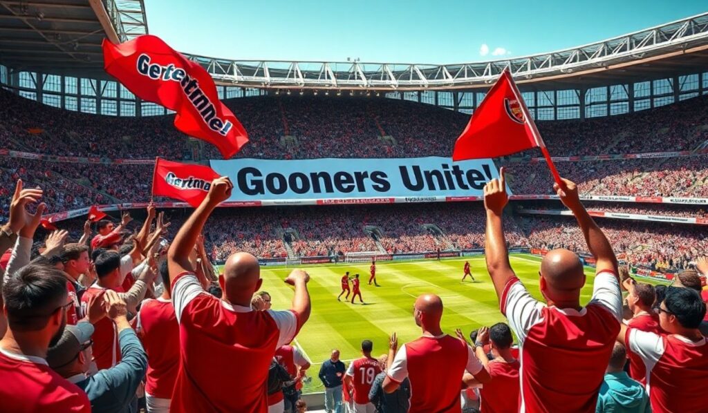 Gooner Captions For Matchday Moments
