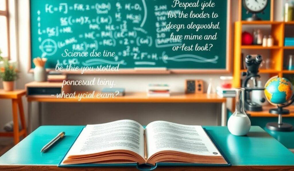 Science Exam Captions for Instagram