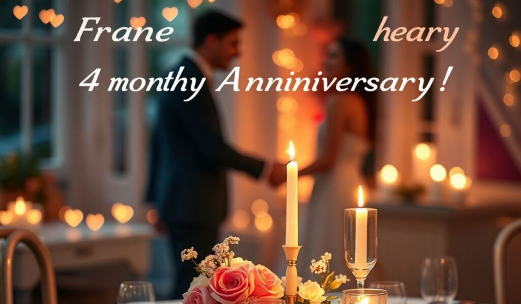 Short and Sweet 4 Month Anniversary Captions for Instagram