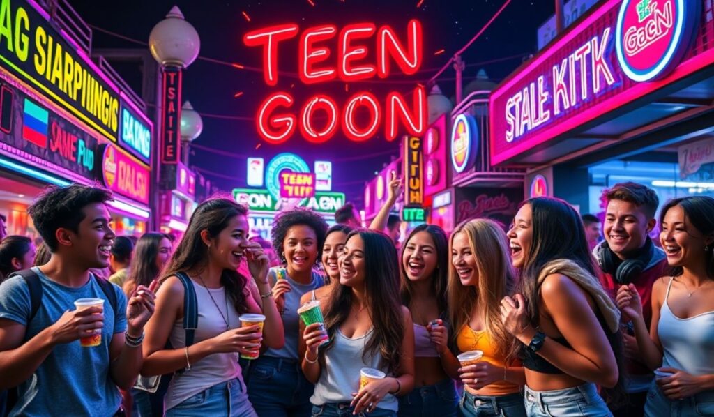 Teen Goon Night Vibes Captions